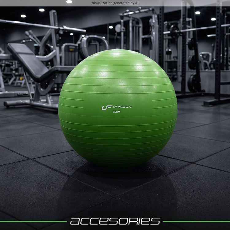 Pelota de gimnasia 65 cm verde UpForm