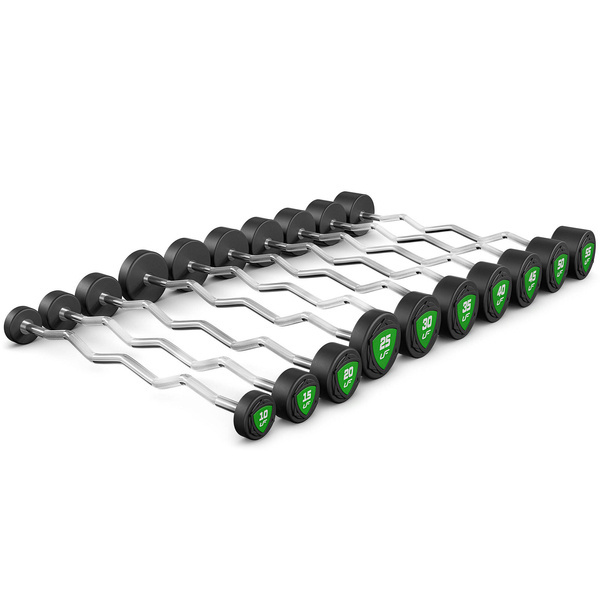 Juego de barras Z fijas de poliuretano 10-55 kg (incrementos de 5 kg) - UpForm