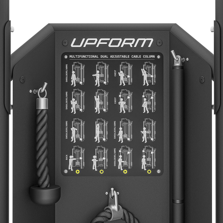 Estación de doble polea ajustable para gimnasio UF-019 - UpForm