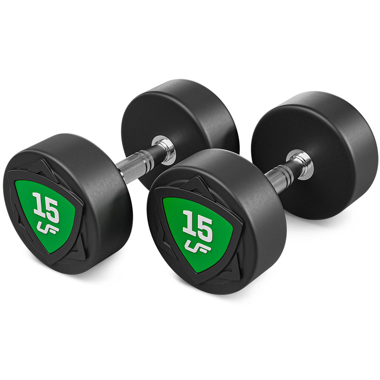 Juego de mancuernas de poliuretano 2,5-25kg (incrementos de 2,5 kg) 275 kg - UpForm