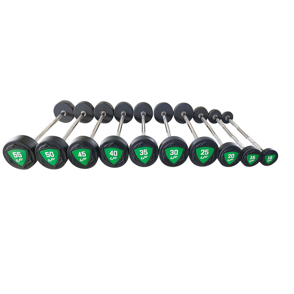 Set de barras rectas de poliuretano 10-55 kg (incrementos de 5 kg) 325 kg – UpForm