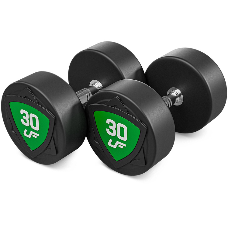 Juego de mancuernas de poliuretano 27,5-37,5kg (incrementos de 2,5 kg) 325 kg - UpForm