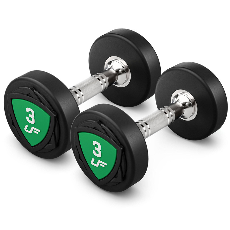 Juego de mancuernas de poliuretano1-10kg (incrementos de 1 kg) 110 kg - UpForm