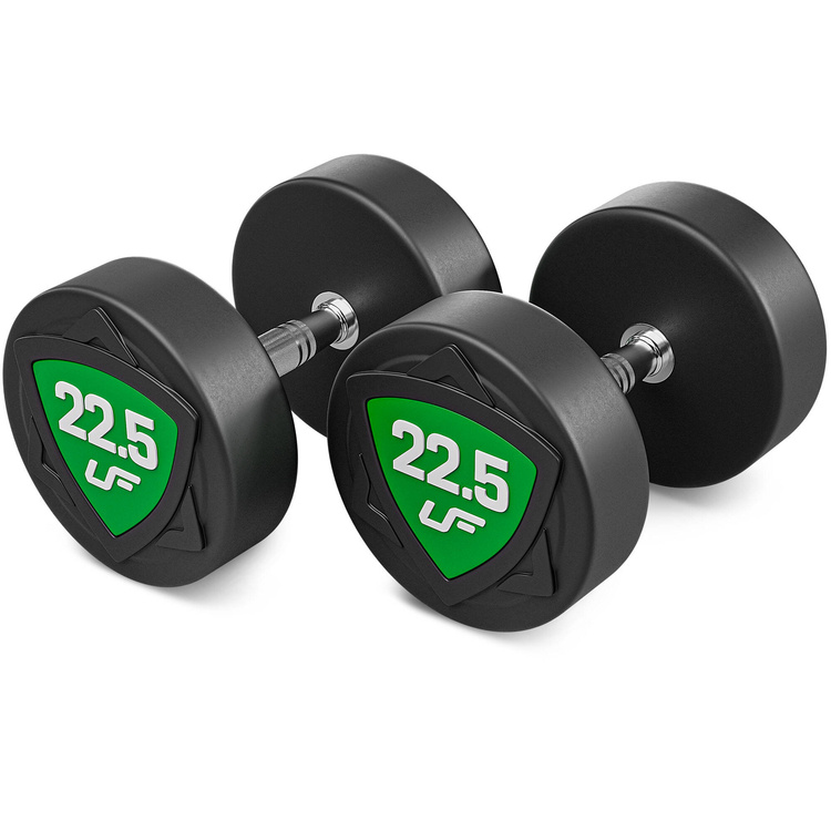 Juego de mancuernas de poliuretano 2,5-25kg (incrementos de 2,5 kg) 275 kg - UpForm