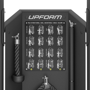 Estación de doble polea ajustable para gimnasio UF-019 - UpForm