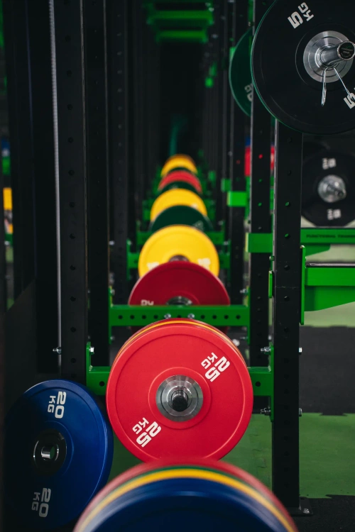 Juego de discos de pesas bumper de poliuretano (PU) 150 kg - UpForm