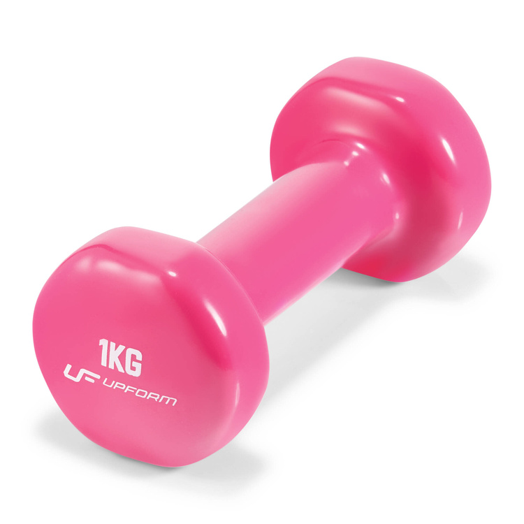 Set de mancuernas fitness de vinilo 12 kg con soporte – UpForm