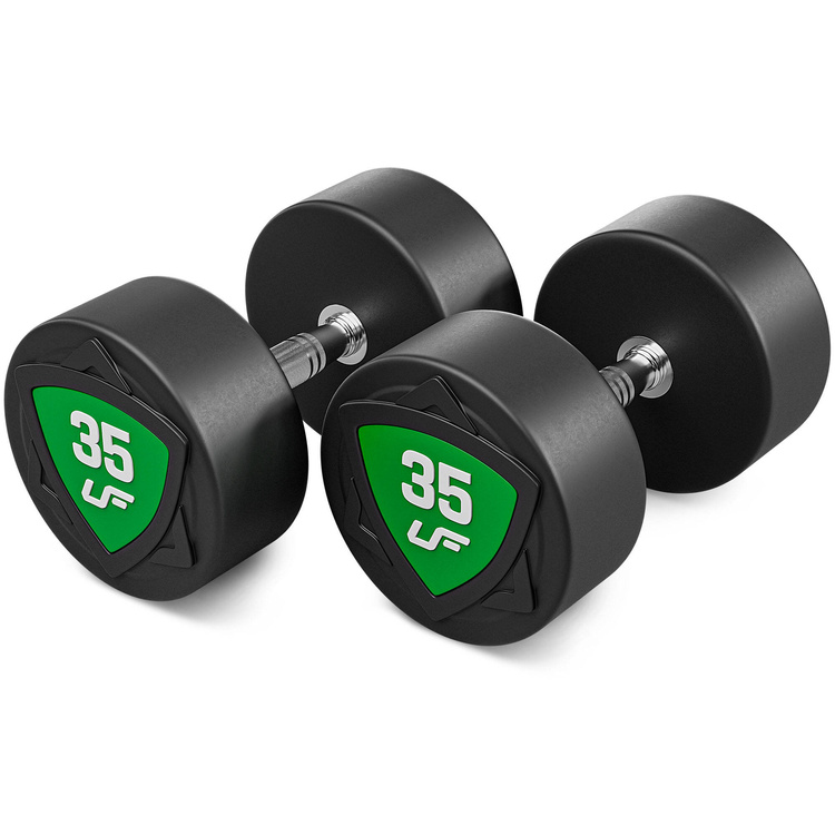 Juego de mancuernas de poliuretano 27,5-37,5kg (incrementos de 2,5 kg) 325 kg - UpForm