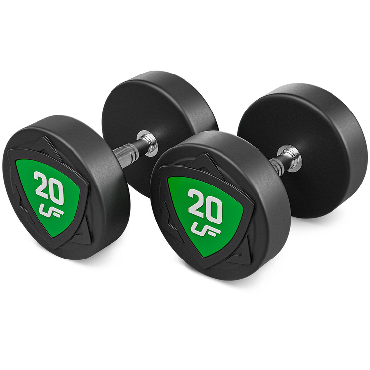 Juego de mancuernas de poliuretano 2,5-25kg (incrementos de 2,5 kg) 275 kg - UpForm
