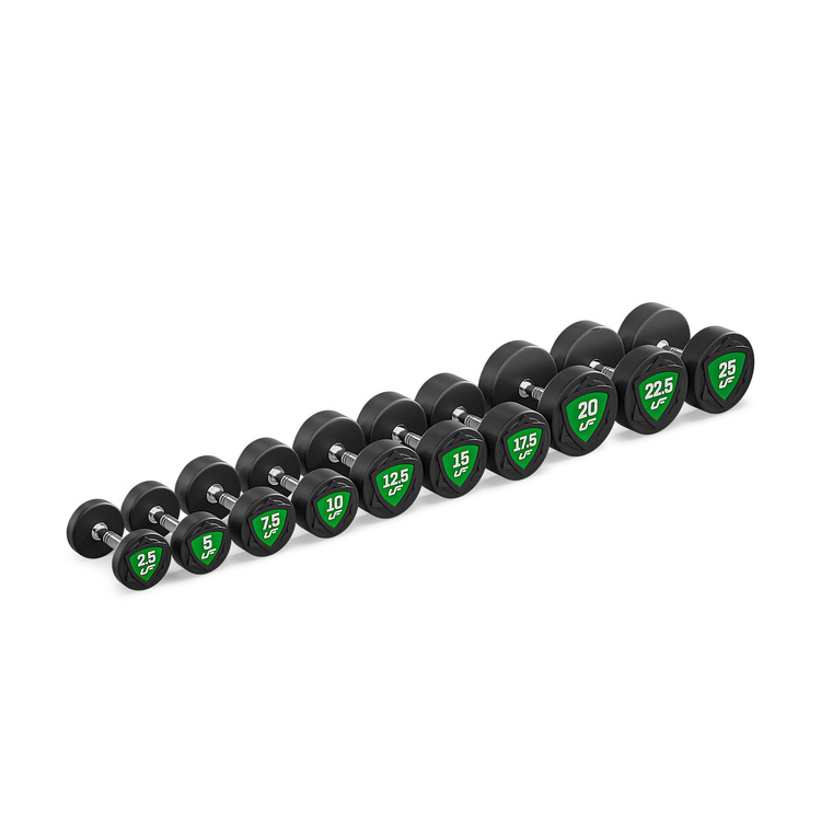 Juego de mancuernas de poliuretano 2,5-25kg (incrementos de 2,5 kg) 275 kg - UpForm