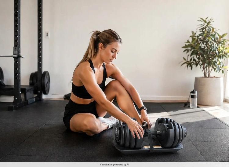 Mancuerna ajustable 2,5 - 24 kg - UpForm