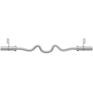 Barra Z olímpica de 120 cm con fuerte curvatura UF-G120ML-OLI-CH - UpForm