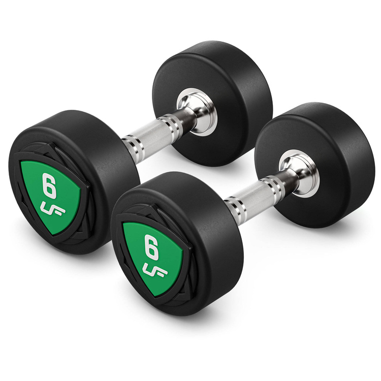 Juego de mancuernas de poliuretano1-10kg (incrementos de 1 kg) 110 kg + soporte para mancuernas UR-S005- UpForm