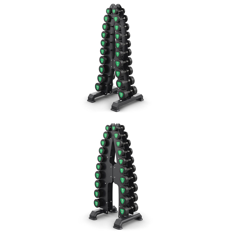 Juego de mancuernas de poliuretano1-10kg (incrementos de 1 kg) 110 kg - UpForm