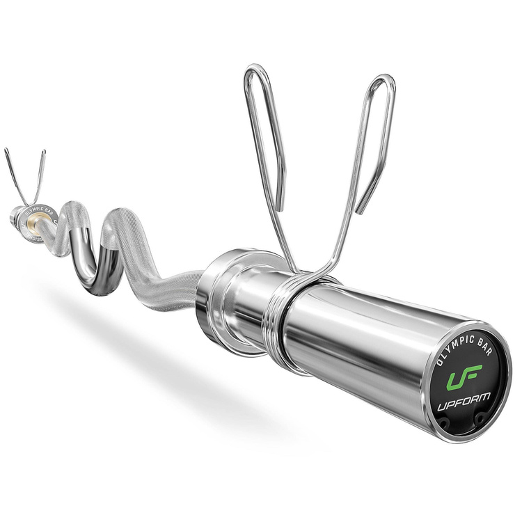 Barra Z olímpica de 120 cm con fuerte curvatura UF-G120ML-OLI-CH - UpForm
